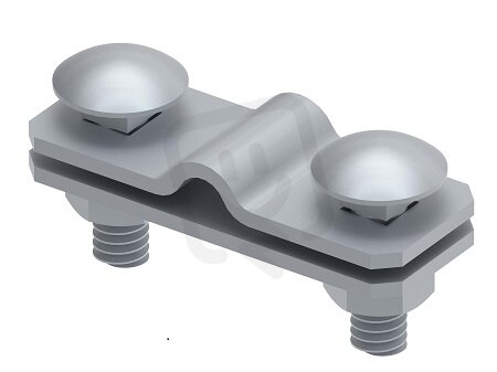 Spojovací svorka na drát a pásku 8/10mm, páska 40mm, StZn GROMTOR 118212