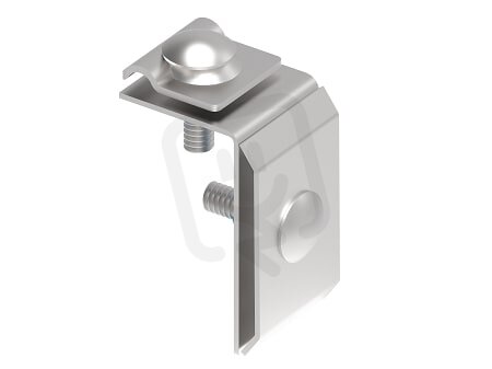 Držák vedení na drážku okrajový, drát 8/10mm, materiál Inox GROMTOR 404413