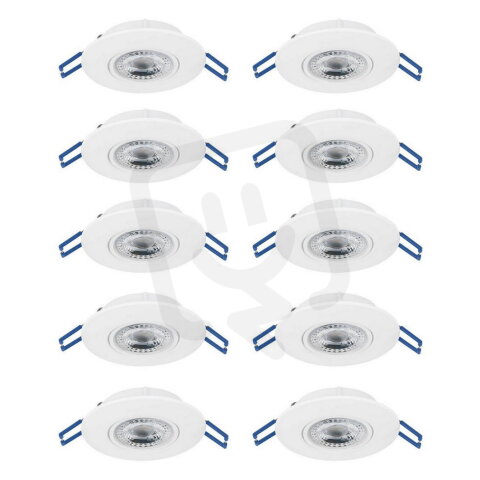 Vestavné svítidlo GEDREZ SET 10XLED-CCT d90 14,9W IP20 bílá EGLO 300187