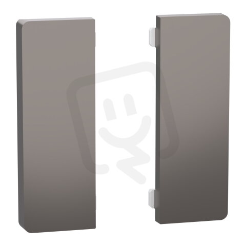 Klapka 2-násobná pro KNX tl. panel Dyn.Labeling, Nickel Metallic MTN6192-6050