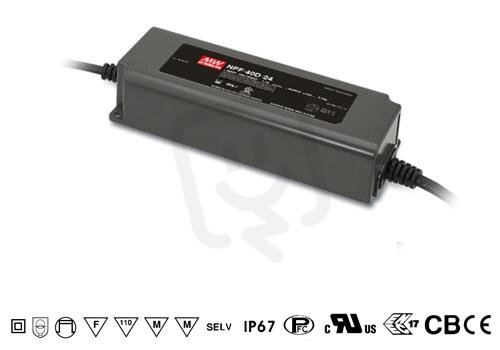 Stmívatelný zdroj pro LED 40W 20V 2000mA MEAN WELL NPF-40D-20