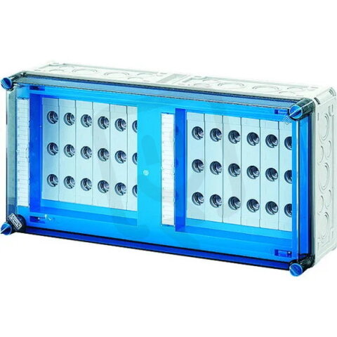Pojistková skříň Mi, 12x3x63A, D02, E18 na sběrnice 250 A, 5pol. HENSEL MI 3435