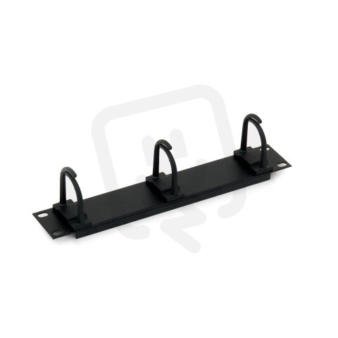 10'' vyvazovací panel 1U,3x háček malý zacvakávací 9x9 TRITON RAB-VP-X02-C1