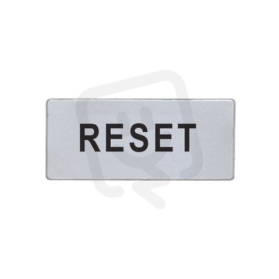 Lovato LPXAGB222 Štítek ''''RESET''