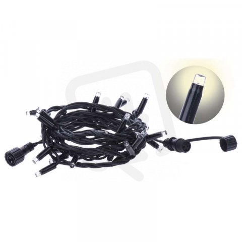 50LED CONN ICI.3M IP44 230V WW