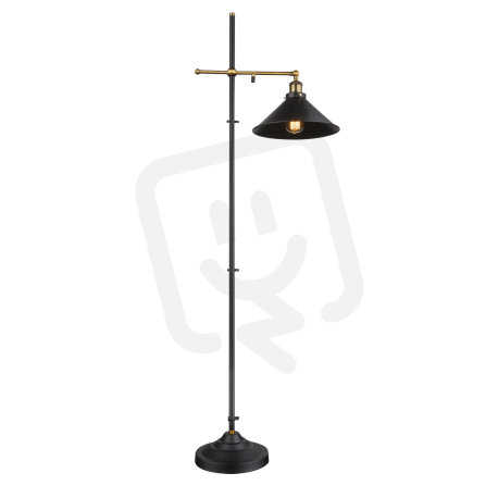 Stojací lampa LENIUS černá 1xE27, max. 60W 230V GLOBO 15053S