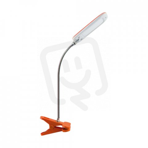Stolní lampa DORI LED oranžová s klipem IDEUS 02865