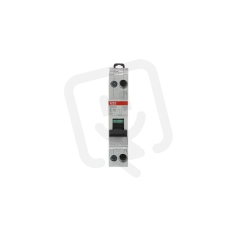 Jednofázový jistič s nulov. pólem SN201-C10 10 A char. C 6kA ABB 2CSS255101R0104