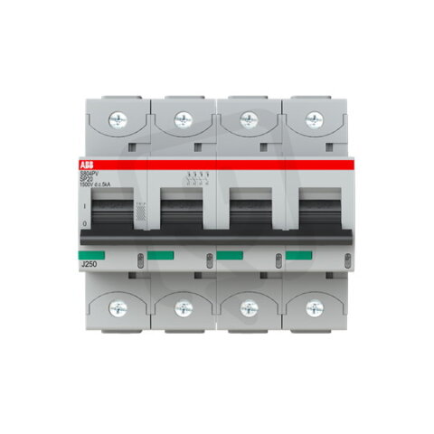 S804PV-SP20 jistič 4P pro fotovoltaiku 20A 5kA 1500V DC ABB 2CCF019625R0001