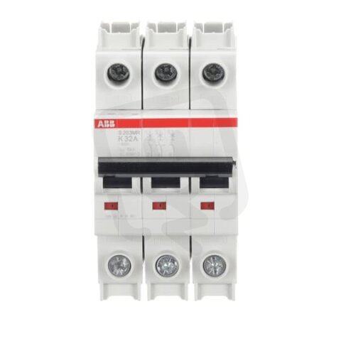 S203MR-K32 jistič char. K Icu: 10kA 32A 3p UL 1077 ABB 2CDS273437R0537