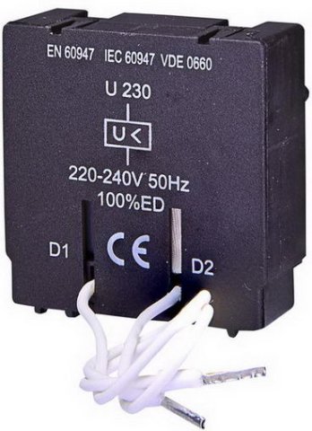 Podpěťová spoušť U 230, 220-240V AC, pro MS25 ETI 004600180