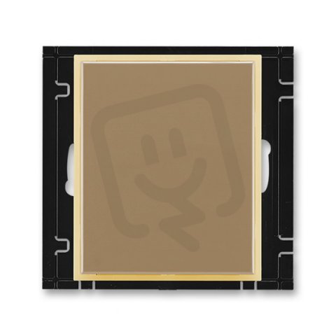 Kryt zaslepovací s třmenem 3902E-A00001 25 kávová/led. opálová Element ABB