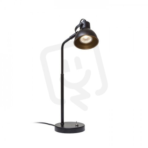ROSITA stolní černá/zlatá 230V LED GU10 9W RENDL R12512