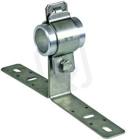 Úchyt na stěnu nerez s příložkou pro trubku D 50mm pro DEHNiso-Combi 105340