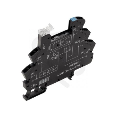 Reléový kontakt samice TRZ 120VAC RC 1CO EMPTY WEIDMÜLLER 1123430000