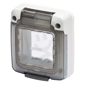 Kryt pro 2M, vodotěsný, IP65, šedá GEWISS GW27403