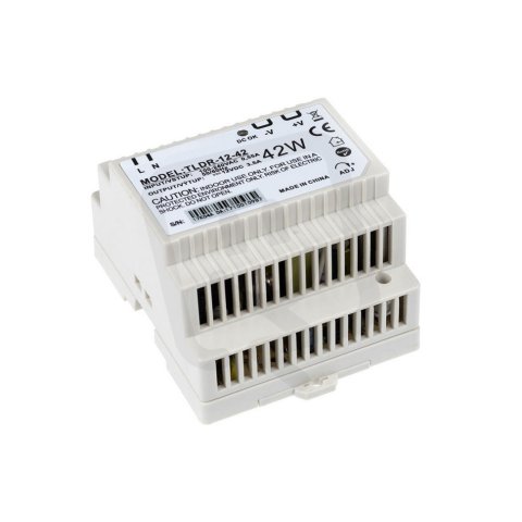 Zdroj na DIN lištu 12V 42W TLDR-12-42 vnitřní T-LED 05402