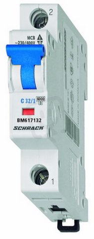 Instalační jistič 6 kA, C 63A, 1P SCHRACK BM617163--