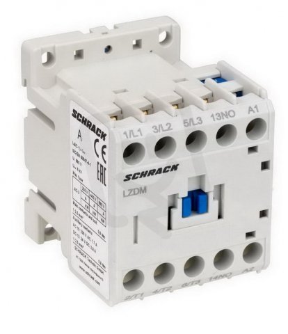 Stykač 3pólový CUBICO Mini, 4 kW, 9 A, 1Z, 230 VAC SCHRACK LZDM0913--