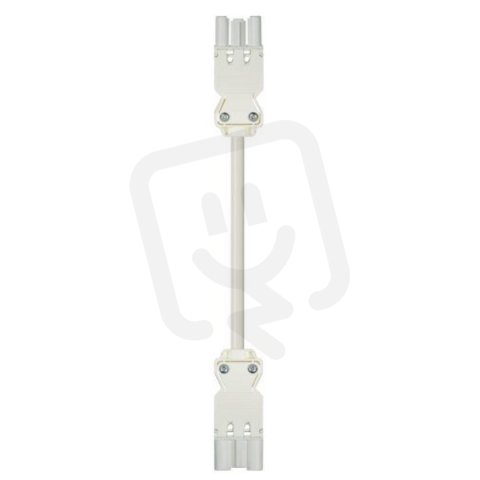 kabel propojovací se dvěma konektory gesis, 3-pól, 3*1,5mm2, délka 4m, bílý