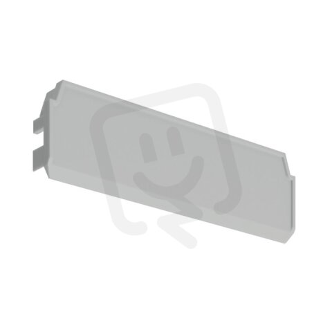 Záslepka KLUŚ RAM-TEK-100 pro AL profil, šedá /24357/ ALUMIA C24357C02
