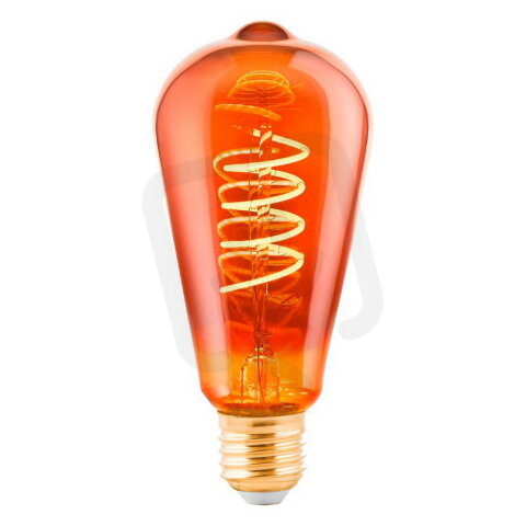 Světelný zdroj E27-LED ST64 4W 2000K měď EGLO 110094