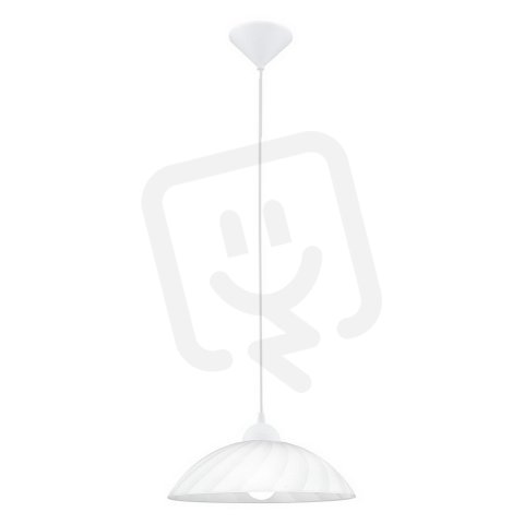 Závěsné svítidlo VETRO d350 GLAS bílá/satén 60W IP20 EGLO 82785