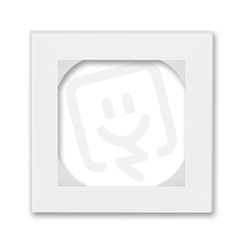 LEVIT Jednorámeček s otvorem 55x55 bílá/ledová bílá ABB 3901H-A05510 01
