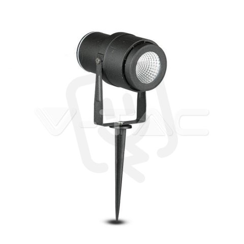 12W LED Garden Spike Lamp Black Body 300