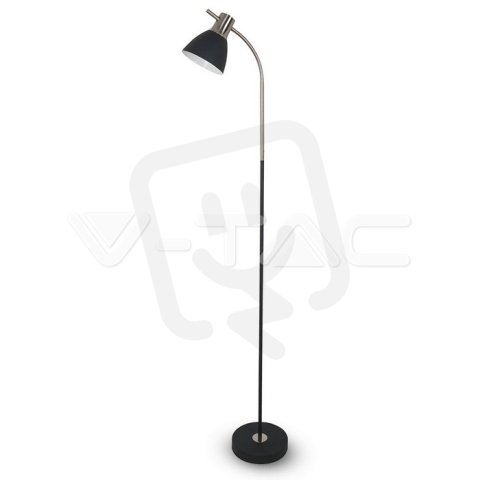Designer Floor Lamp Black Metal Base swi