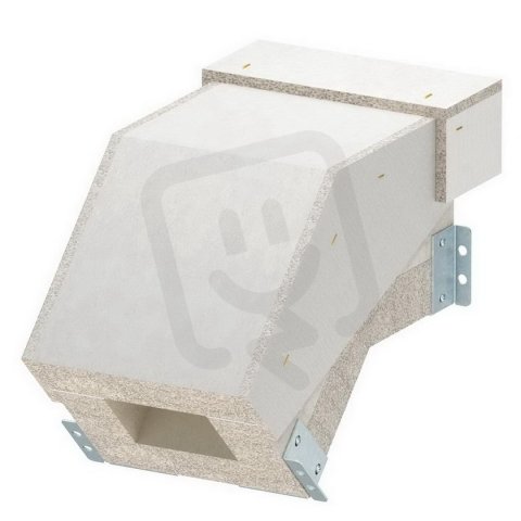 OBO PLCS VF090810 Svislý oblouk klesající pro PYROLINE Con 100x80 šedá