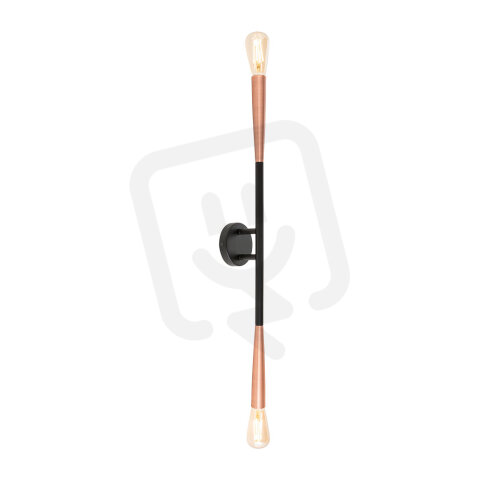 HAVANA AP 2X40W E27 BLACK/RED COPPER mar