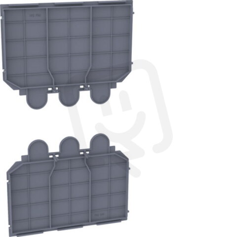 Zádní kryt svorek x630/P630, rozšiřující, 3-pól. HAGER HYW052H