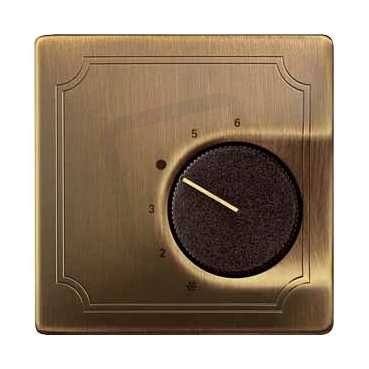 Schneider MTN537443 Merten Centrální deska termostatu S-Design Antique Brass