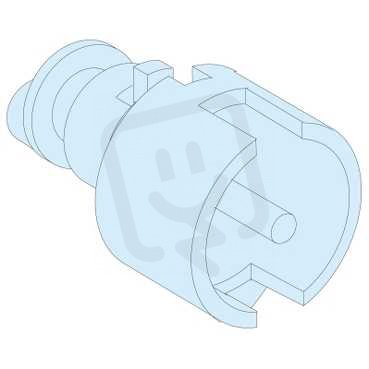 Schneider 09932 Vložka se čtvercovým otvorem 6mm, IP55