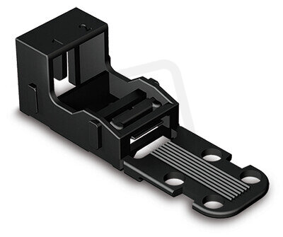Upevňovací adaptér pro 2vodičové svorky řada 221 4mm2 černá WAGO 221-522/000-004