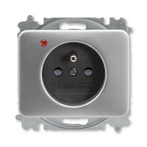 ABB 5599B-A02357266 Zásuvka 1násobná s ochraným kolíkem,s ochranou před přepětím