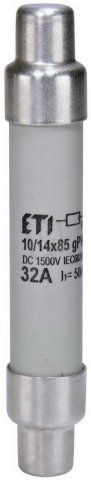 Válcová pojistka CH10/14x85 gPV 32A/1500V ETI 002626237