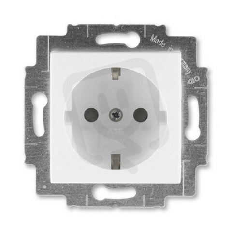 ABB 5520H-A03457 01 Zásuvka 1násobná s ochrannými kontakty(schuko),s clonkami