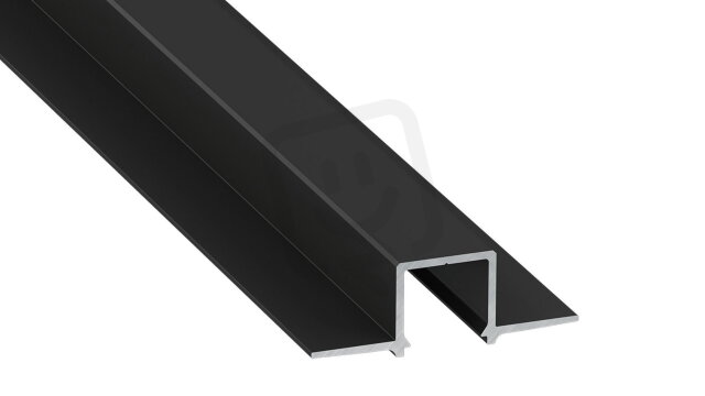 Hliníkový profil AL-PROFIL GAUDI BLACK 2M (10-0965-20) GREENLUX GXLP2053