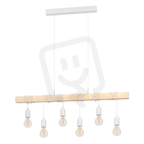 Závěsné svítidlo TOWNSHEND E27 bílá/devo 6X60W IP20 EGLO 43705