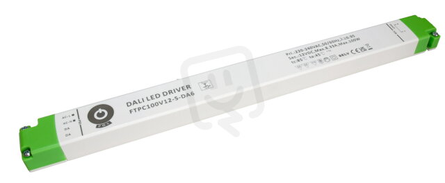 Napěťový zdroj 100W 24V DALI-2 + PUSH ALUMIA FTPC100V24-S-DA6