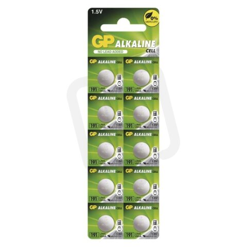 Alkalická knoflíková baterie GP 191F (LR1120) B3191G