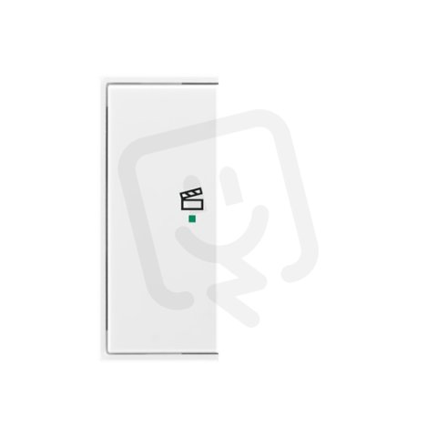 ABB Element,Time Kryt 2násobný levý symbol scény bílá/bílá 6220E-A02103 03