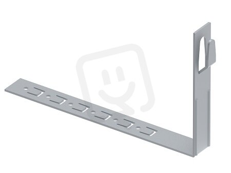 Držák vedení s příchytkou pod střešní krytinu L210 rovný drát 8mm StZn 415612
