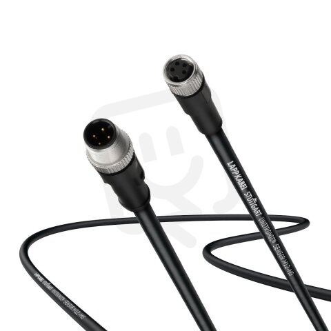 Konfekcionovaný kabel pro snímače/akční členy AB-C4-M12MS-2,0PUR-M8FS 22260348