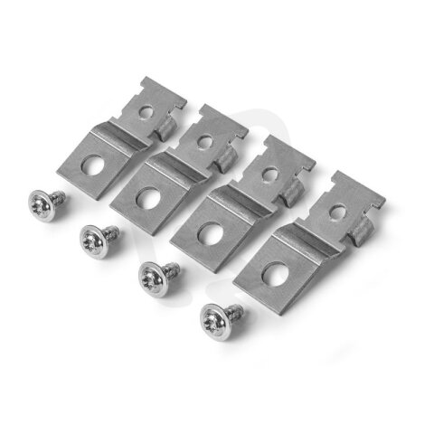 Sada ocelových vnějších úchytů FP-49123 ke skříním STONE, 4 ks