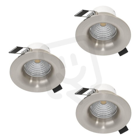 Vestavné svítidlo SALICETO 3XLED d88 14,4W IP20 matný nikl  EGLO 902279