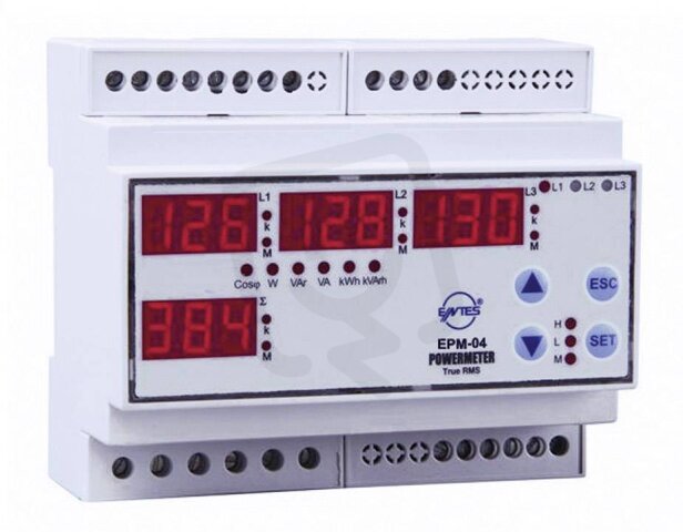 ENTES EPM-04-DIN Programovatelný 3fázový