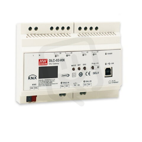 Mean Well DLC-02-KN Převodník KNX - DALI